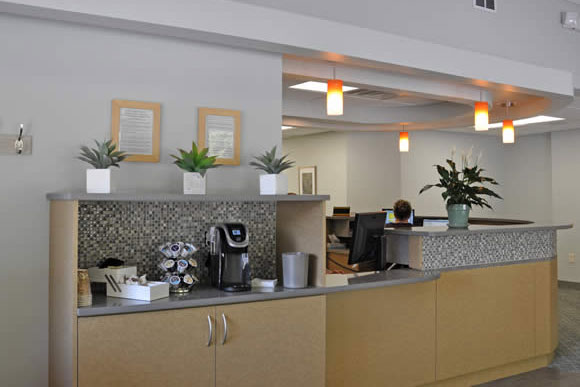 Our Welcoming Reception Desk